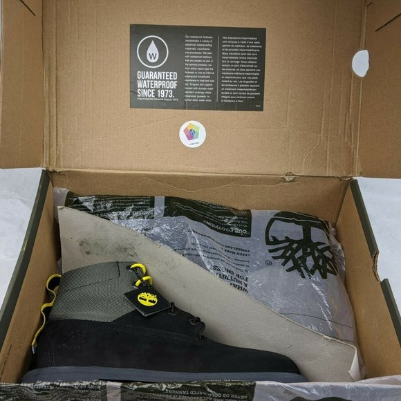 Timberland Rebolt 6 Inch Premium Boot Black Yellow - Picture 9 of 9